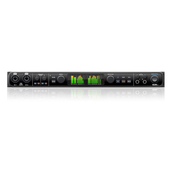 MOTU 828es 28x32 Thunderbolt   USB2 Interface with DSP, Networking and MIDI For Cheap