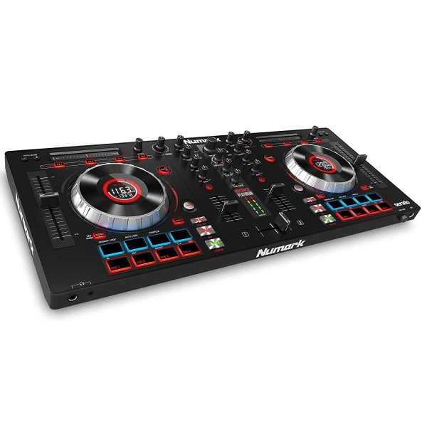 Numark Mixtrack Platinum - DJ Controller with Jog Wheel Display for Serato DJ Fashion