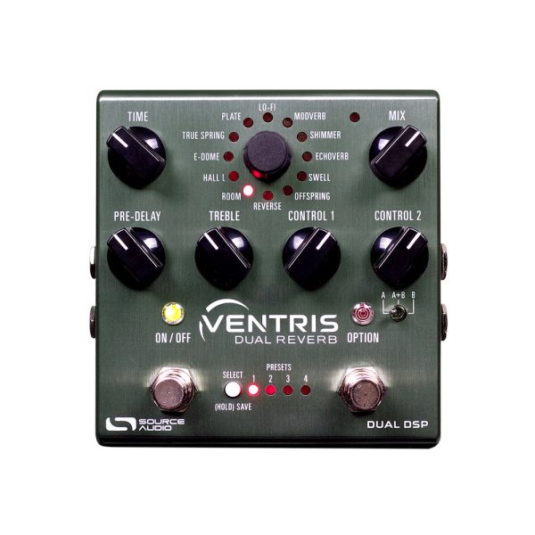 Source Audio Ventris One Series Dual Reverb Pedal Supply