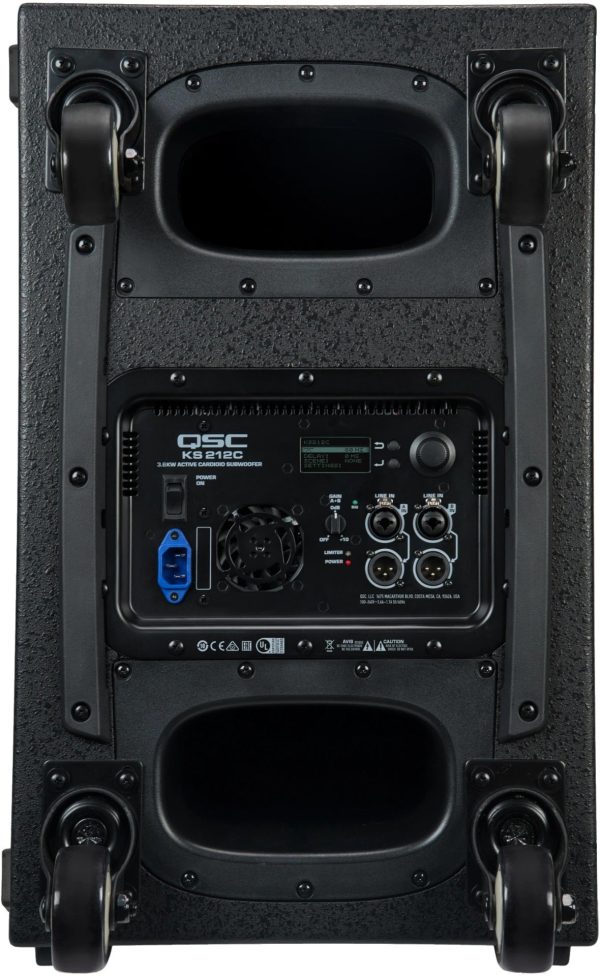 QSC KS212C Powered Dual 12  K Cardioid Subwoofer For Sale