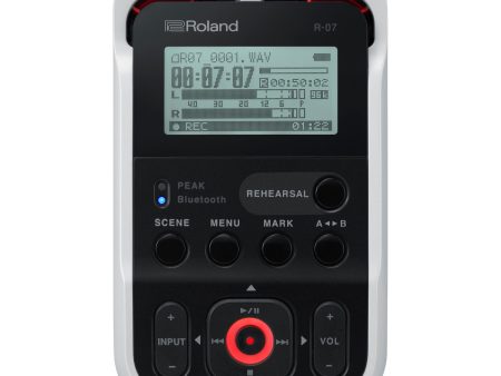 Roland R-07 Portable Audio Recorder (White) Discount