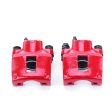 Power Stop 96-02 Ford Crown Victoria Rear Red Calipers w o Brackets - Pair Fashion