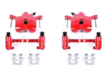 Power Stop 08-09 Buick Allure Rear Red Calipers w Brackets - Pair Online Hot Sale