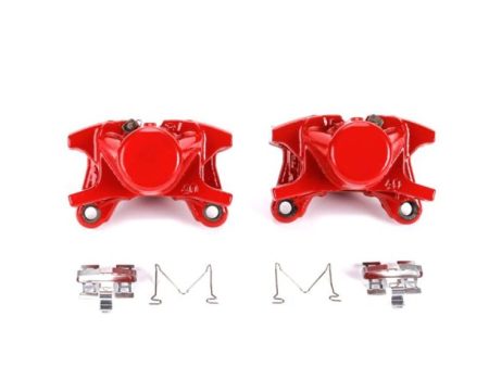 Power Stop 01-05 Lexus IS300 Rear Red Calipers w o Brackets - Pair Supply