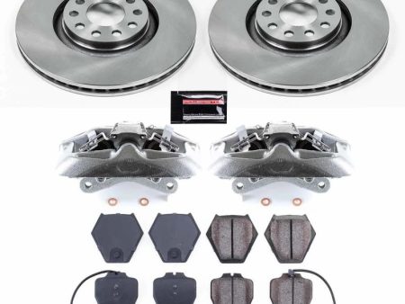 Power Stop 00-02 Audi S4 Front Autospecialty Kit w Cals Supply