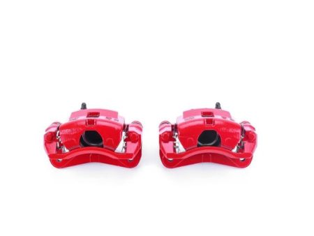 Power Stop 03-05 Kia Rio Front Red Calipers w Brackets - Pair Online Hot Sale