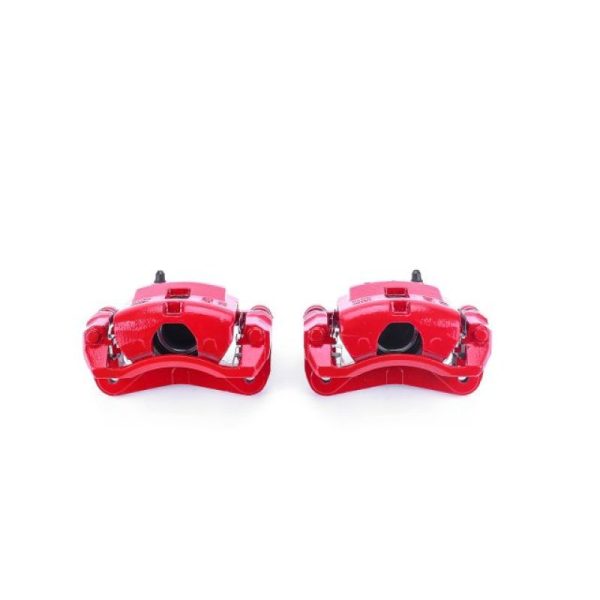 Power Stop 03-05 Kia Rio Front Red Calipers w Brackets - Pair Online Hot Sale