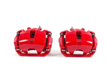 Power Stop 03-05 Infiniti FX35 Front Red Calipers w Brackets - Pair Sale