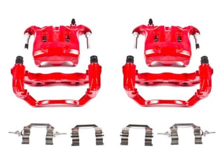 Power Stop 03-04 Infiniti M45 Front Red Calipers w Brackets - Pair Online Sale