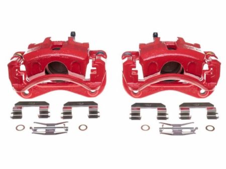 Power Stop 03-05 Hyundai Elantra Front Red Calipers - Pair Hot on Sale