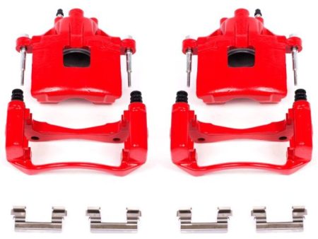 Power Stop 00-05 Buick LeSabre Front Red Calipers w Brackets - Pair Hot on Sale