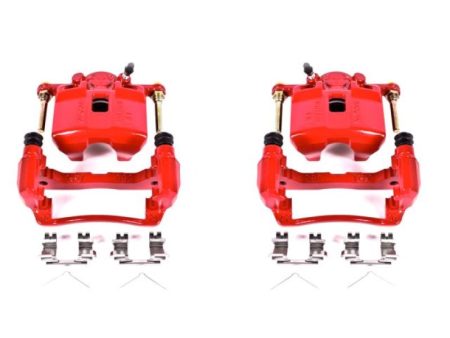 Power Stop 02-06 Acura RSX Front Red Calipers w Brackets - Pair For Sale