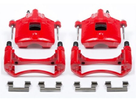 Power Stop 97-05 Buick Century Front Red Calipers w Brackets - Pair For Sale